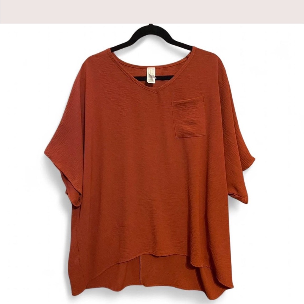 Drapey Short Sleeve Top sz Large